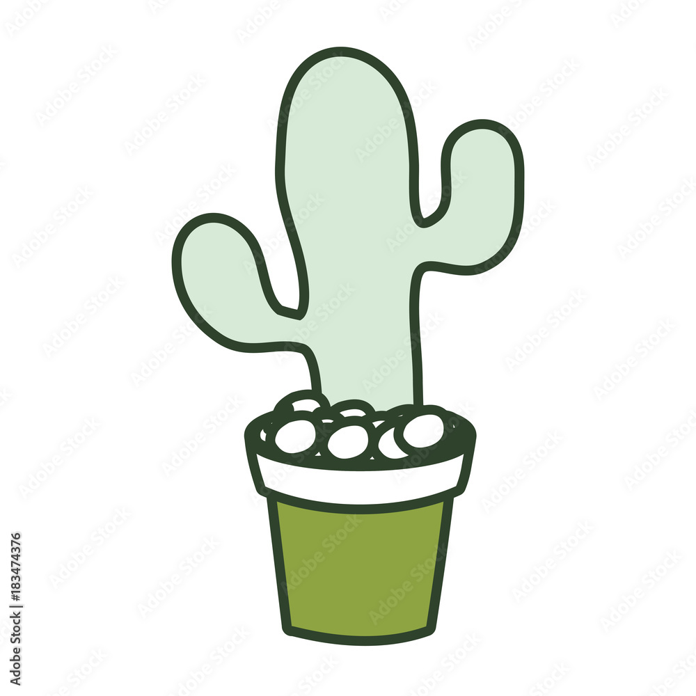 cartoon cactus in a pot cartoon cactus in a pot