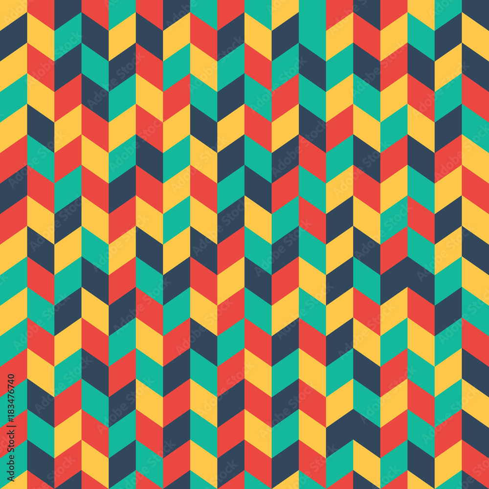 Color mosaic seamless pattern Color mosaic seamless pattern