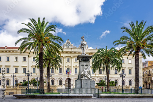 Vittorio Emanuele II Sassari Denkmal Regierungsstelle