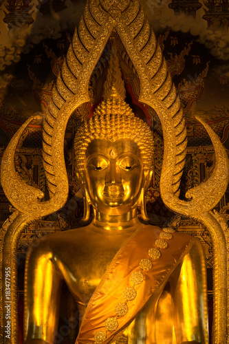 Golden Buddha Face