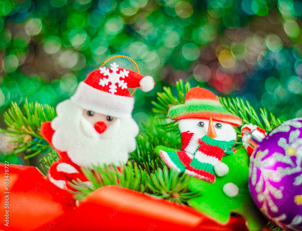 Obraz premium Christmas background, New Year