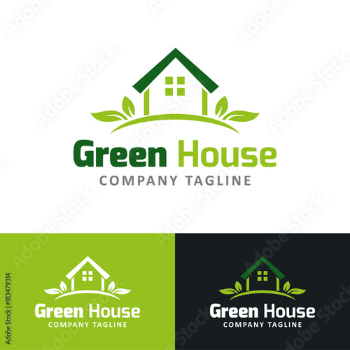 Green House Logo (Business Logo Idea)