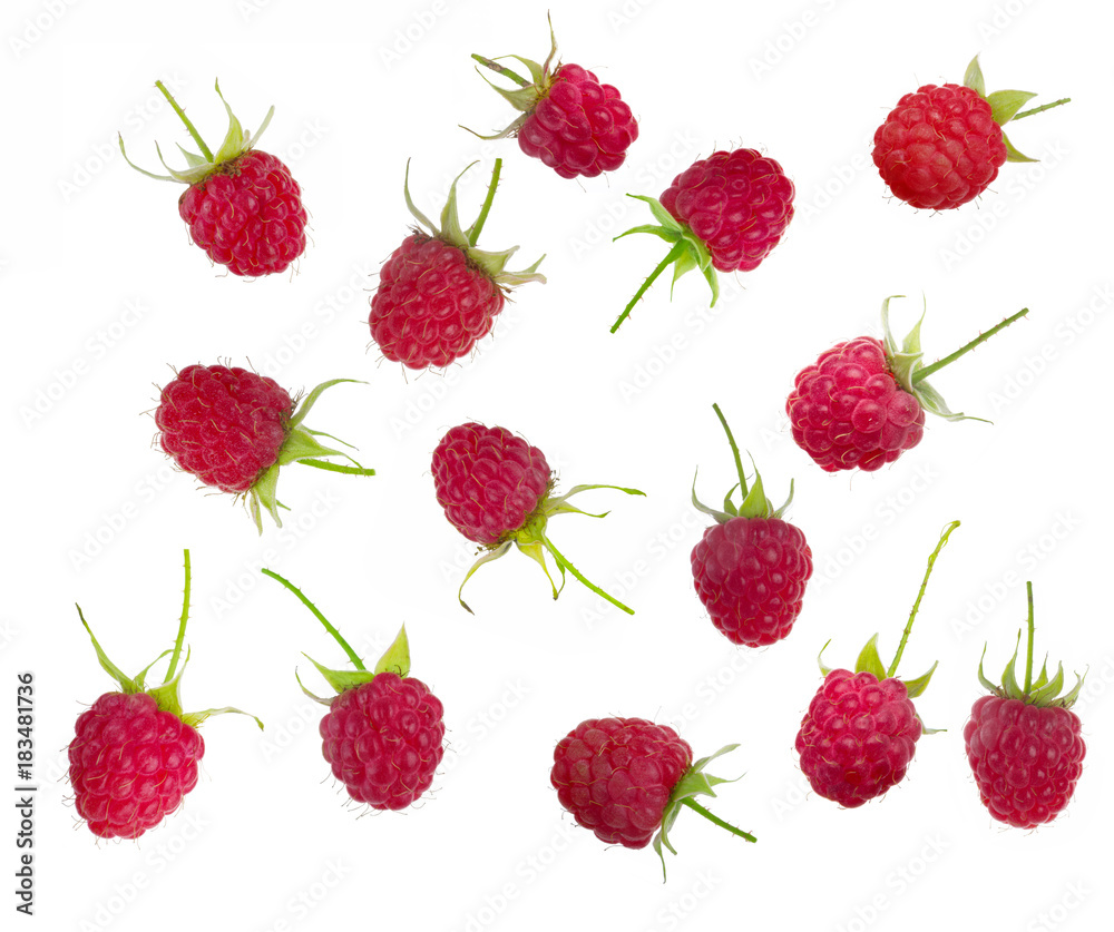 set of red raspberry set of red raspberry