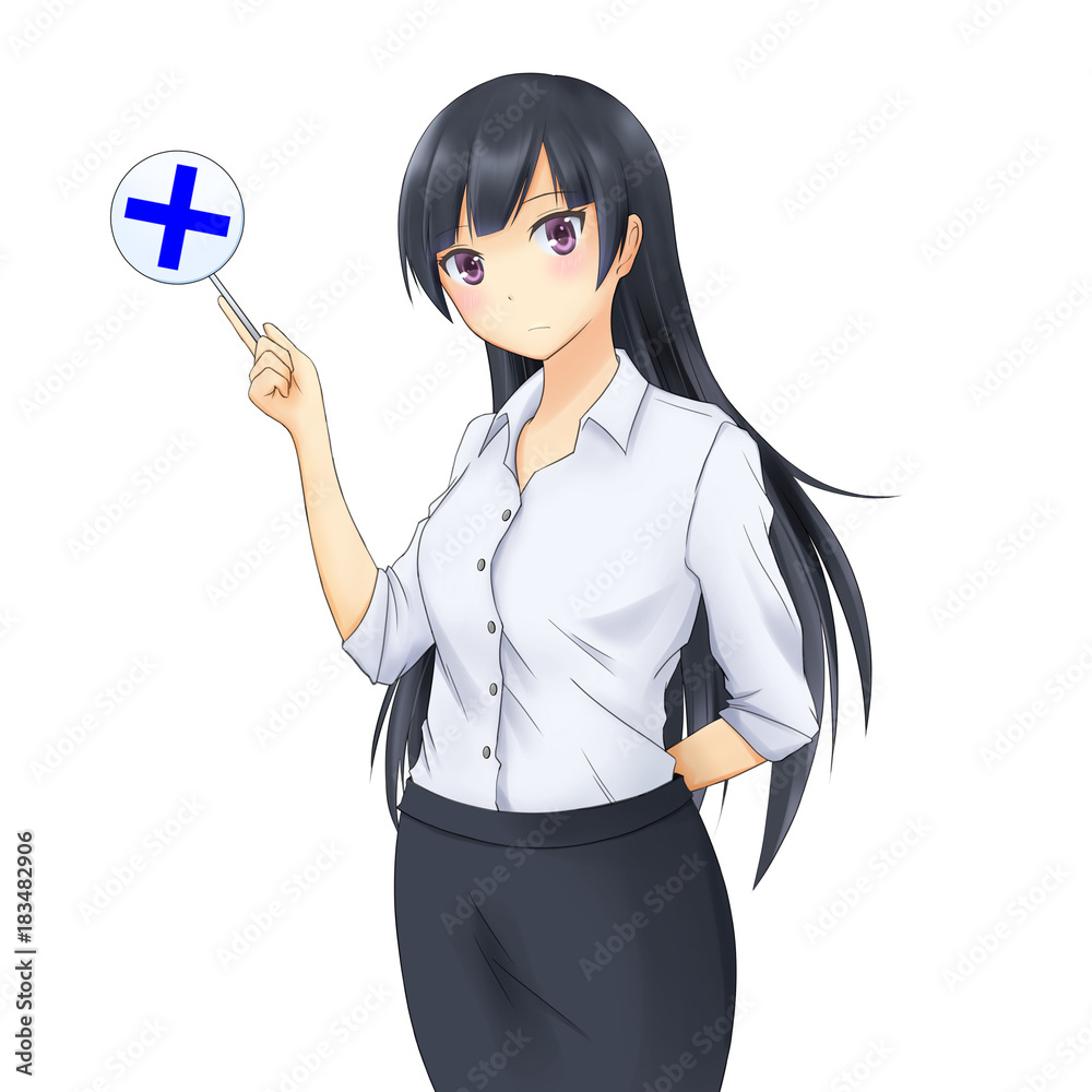 シャツ姿の女性 バツ 白 Stock イラスト Adobe Stock シャツ姿の女性 バツ 白 Stock イラスト Adobe Stock