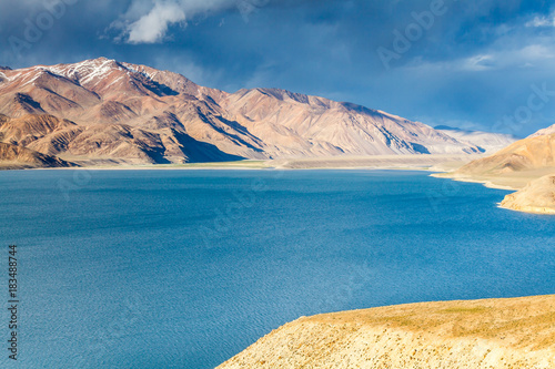 Nice view of Pamir in Tajikistan photo