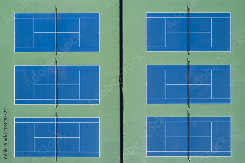 Wallpaper Mural Tennis Courts Aerial View Torontodigital.ca