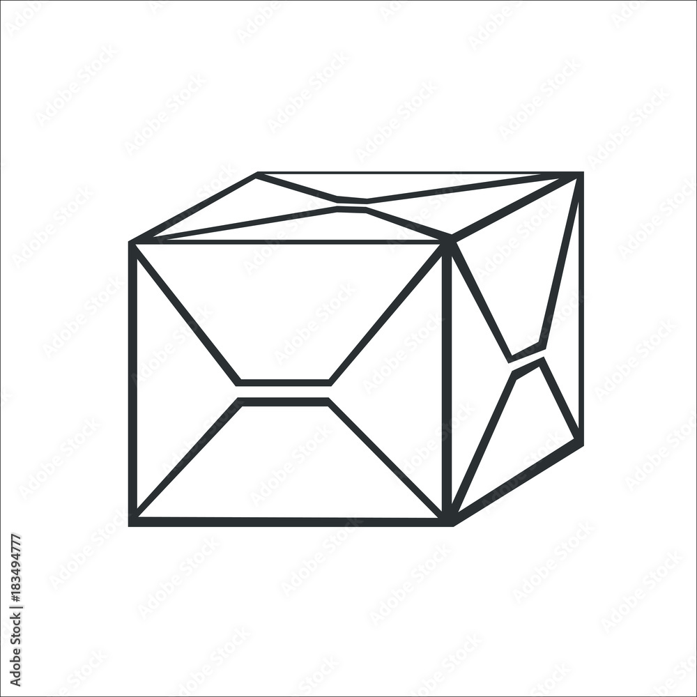 Box icon. Vector Illustration Box icon. Vector Illustration
