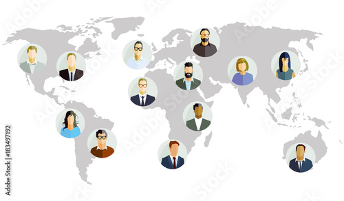 Welthandel global, illustration