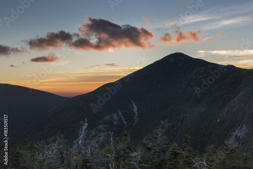 Mt. Marcy Silhouette at Sunset, Adirondack Mountains