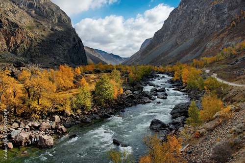 Russia. The South Of Western Siberia, Autumn in the Altai mountains