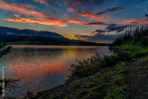 Brooks Lake Sunset