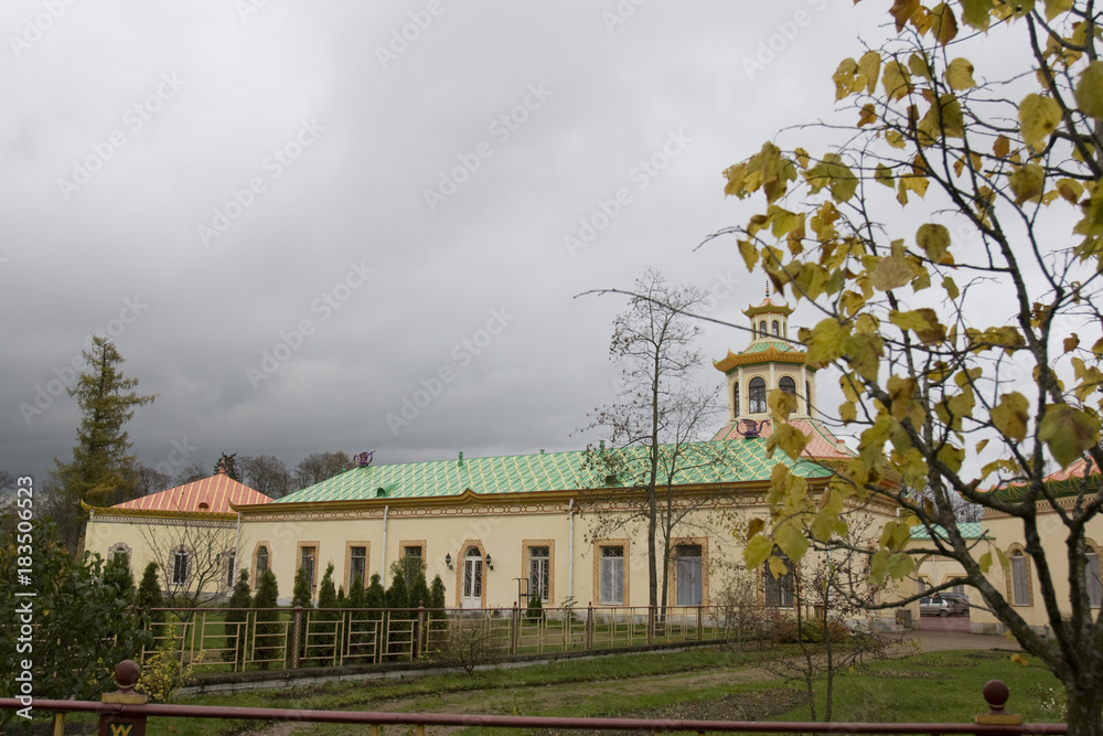 The Chinese Village in the Alexander Park of Tsarskoye Selo, Russia was Catherine the Great's attempt to follow the 18th-century fashion for the Chinoiserie.