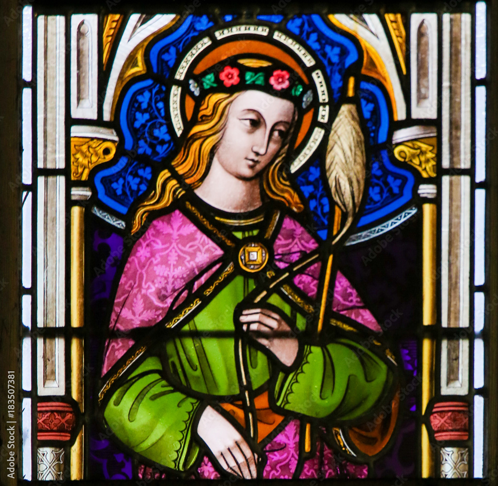 Stained Glass - Saint Genevieve