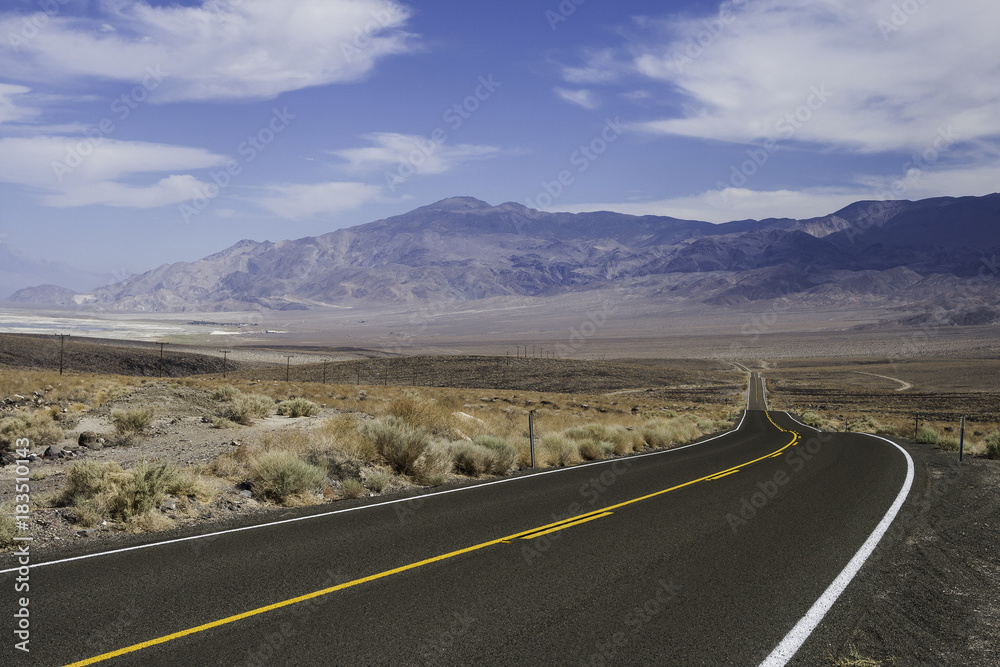 Road in the desert (California)