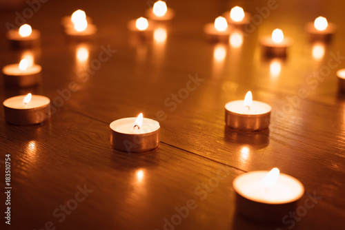 Candles on the floor random