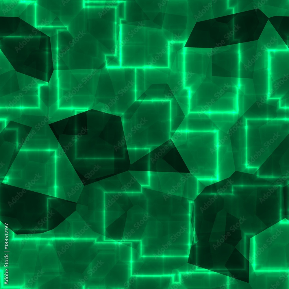 Abstract emerald green wallpaper, background tileable pattern Stock  Illustration | Adobe Stock