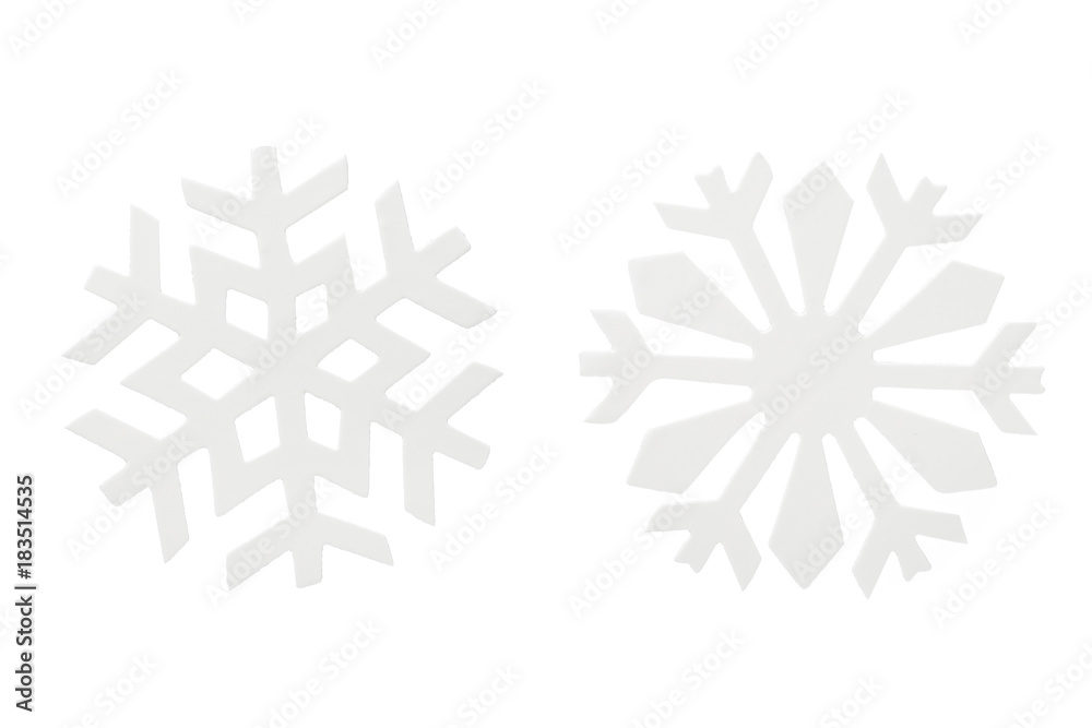 white ornament snowflakes icon
