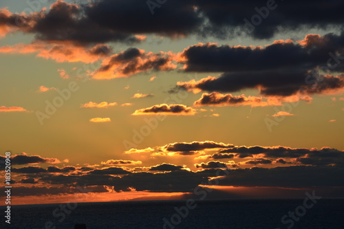 Fototapeta Naklejka Na Ścianę i Meble -  winter sunset