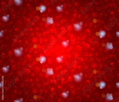 Christmas background sparkling red