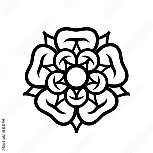 Rose (Queen of flowers). Flower from The Garden of Eden; Paradise flower. The symbol of love and passion, beauty and perfection; also heraldic emblem.