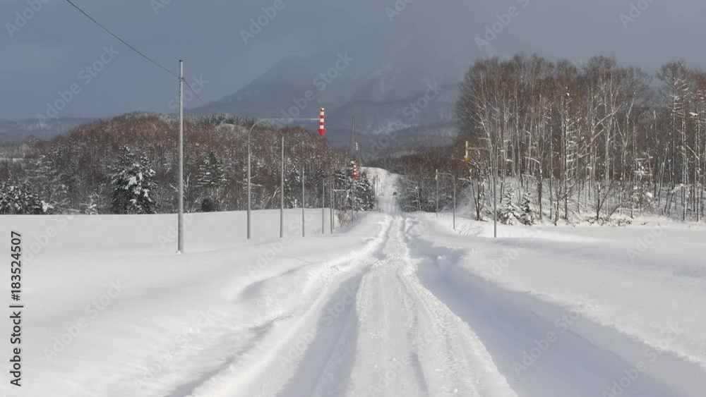 雪道 雪道