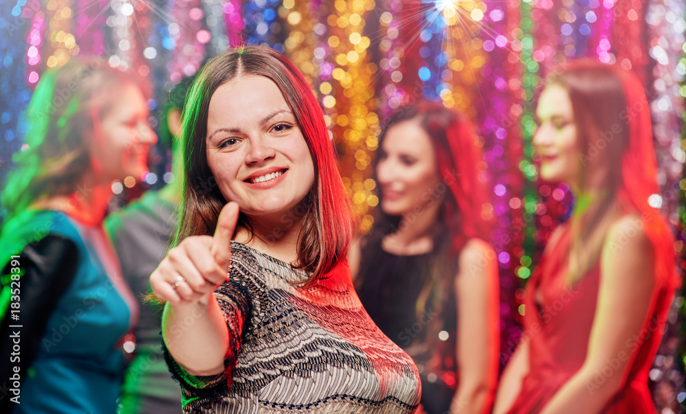 Happy women at party