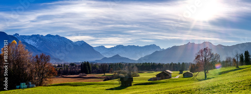 landscape murnauer moos - bavaria photo