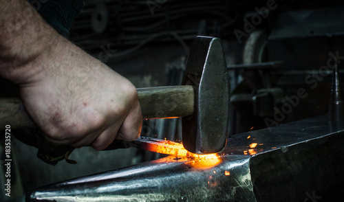 Blacksmith at work