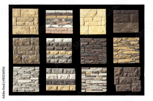 collection of various textures of walls