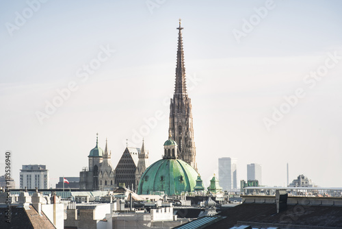 Blick auf den Stephansdom in Wien