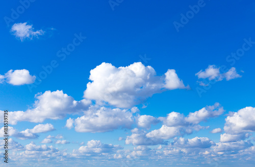 Blue sky background with clouds . Sky with clouds