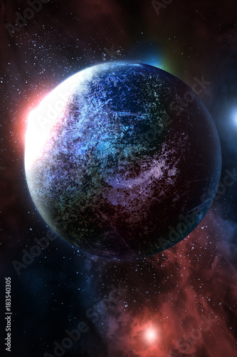 Fototapeta Naklejka Na Ścianę i Meble -  Alien Planet Galaxy