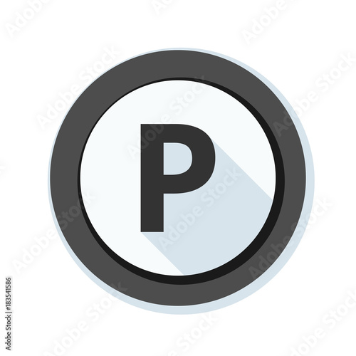 Parking sign illustration