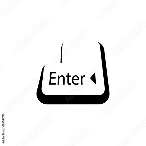 enter button icon. PC hardware element icon. Premium quality graphic design icon. Computer Signs, isolated symbols collection icon for websites, web design, mobile app