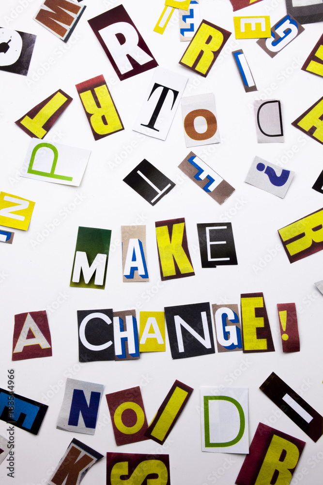 A word writing text showing concept of Make A Choice question made of different magazine newspaper letter for Business case on the white background with copy space A word writing text showing concept of Make A Choice question made of different magazine newspaper letter for Business case on the white background with copy space