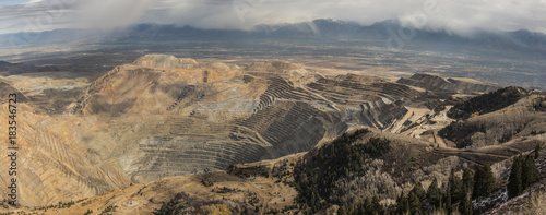 View of Bingham Canyon Mine photo