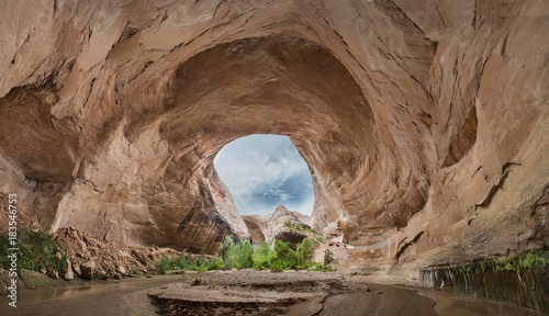 Scenic view of cave at Grand Staircase Escalante National Monument photo