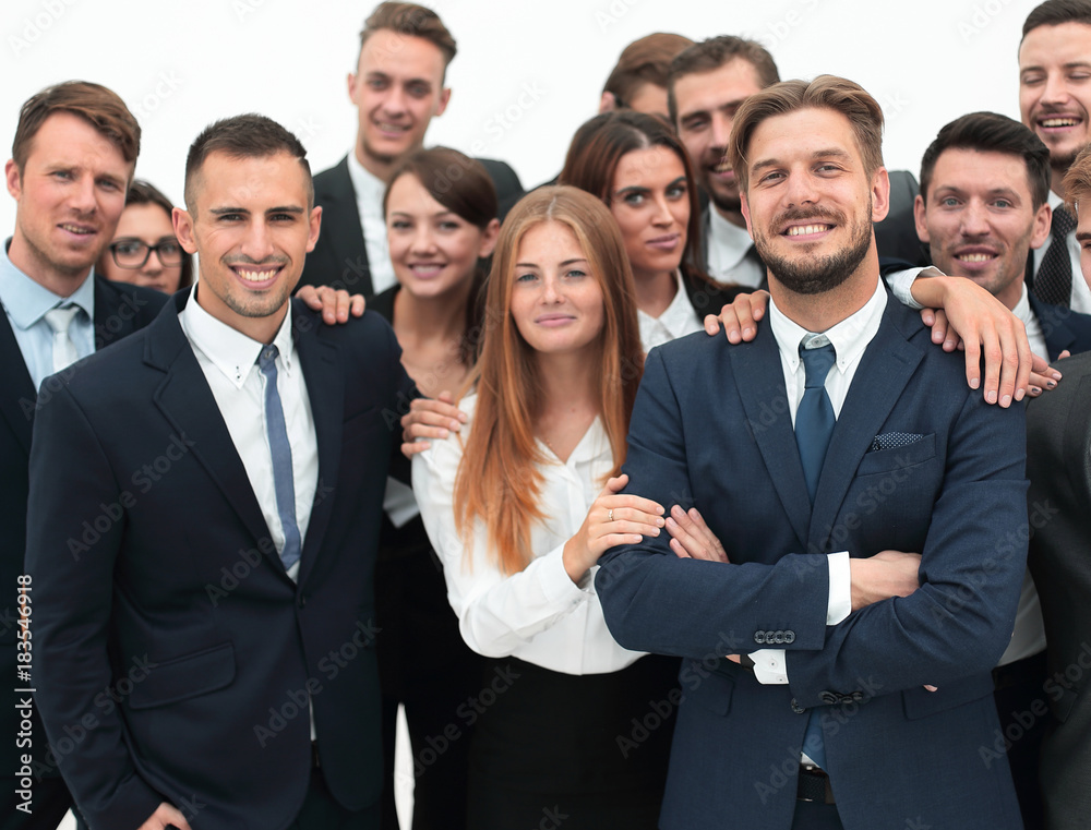 large business team of professionals. large business team of professionals.