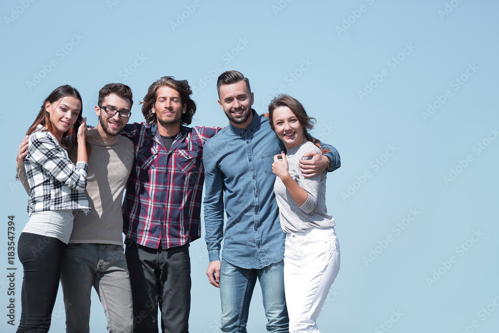 Obraz premium portrait of a friendly team of young people