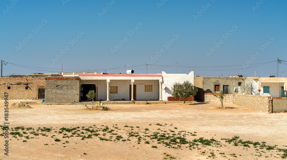 Typical houses in the Tunisian countryside Typical houses in the Tunisian countryside
