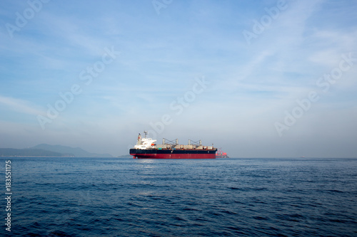 Oil and gas tanker ship