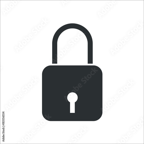 Lock icon. Vector Illustration