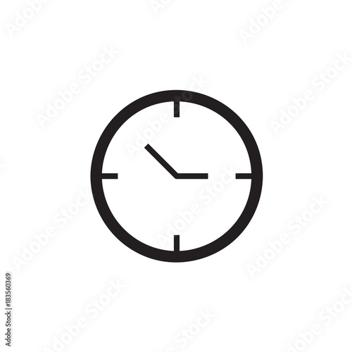 Clock icon Vector illustration, EPS10
