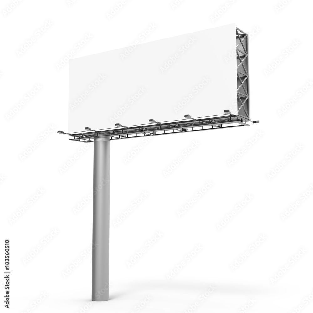 Obraz premium 3D rendering billboard