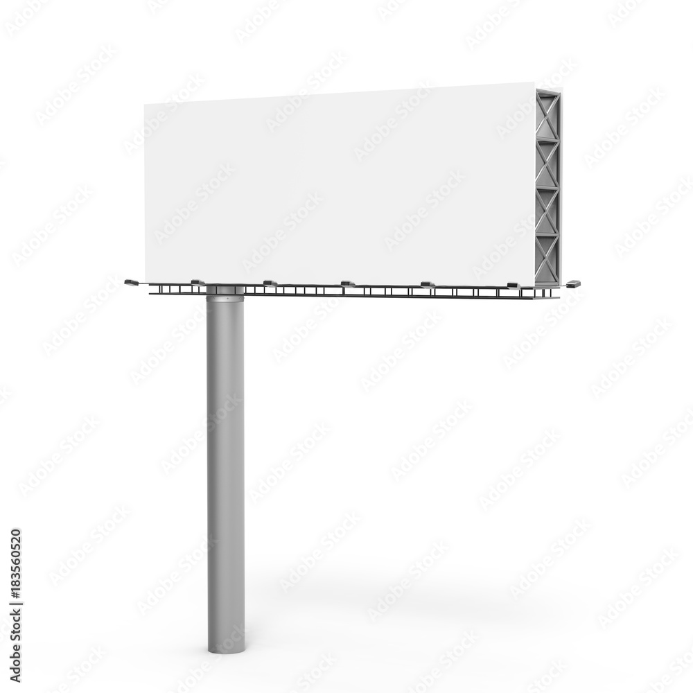 Obraz premium 3D rendering billboard