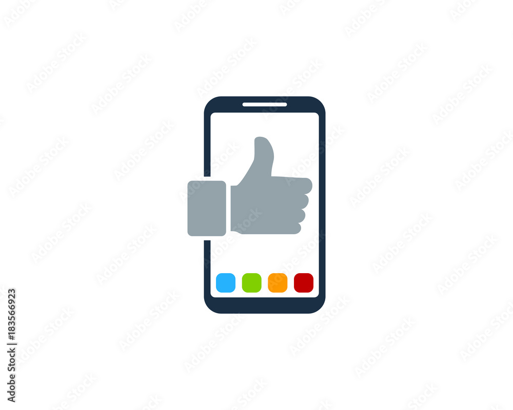 Smartphone Best Icon Logo Design Element