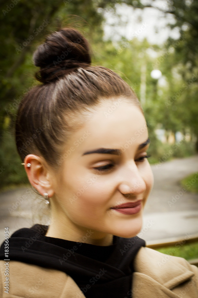 Portrait of a young beautiful girl Portrait of a young beautiful girl