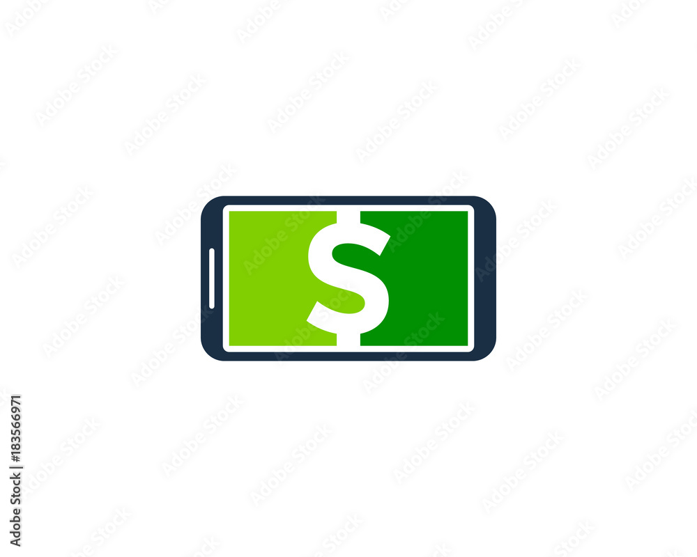 Smartphone Money Icon Logo Design Element Smartphone Money Icon Logo Design Element