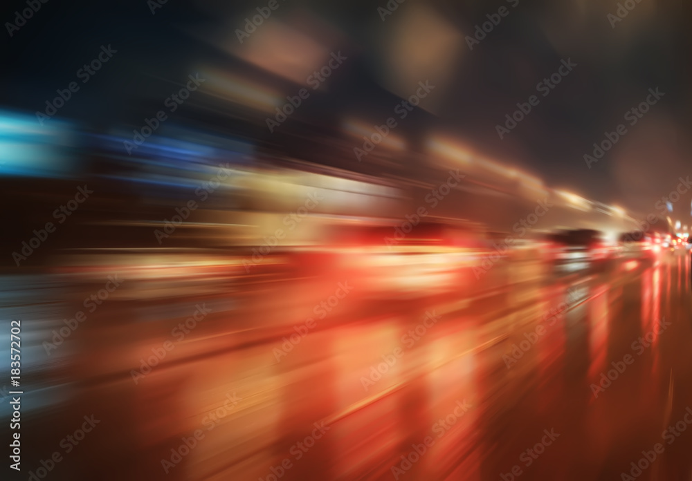 high-speed movement at night