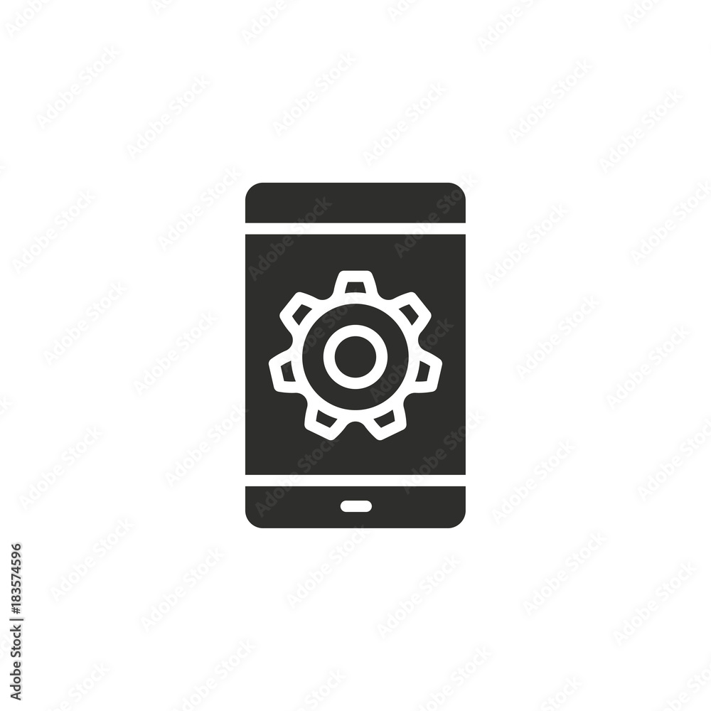 Setting vector icon. Setting vector icon.